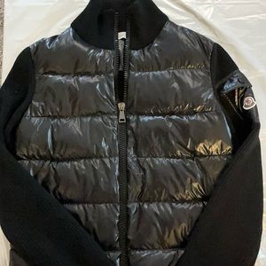 Moncler cardigan puff jacket